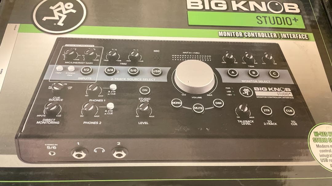 Mackie Big Knob Studio+ マッキー ビッグノブ スタジオ