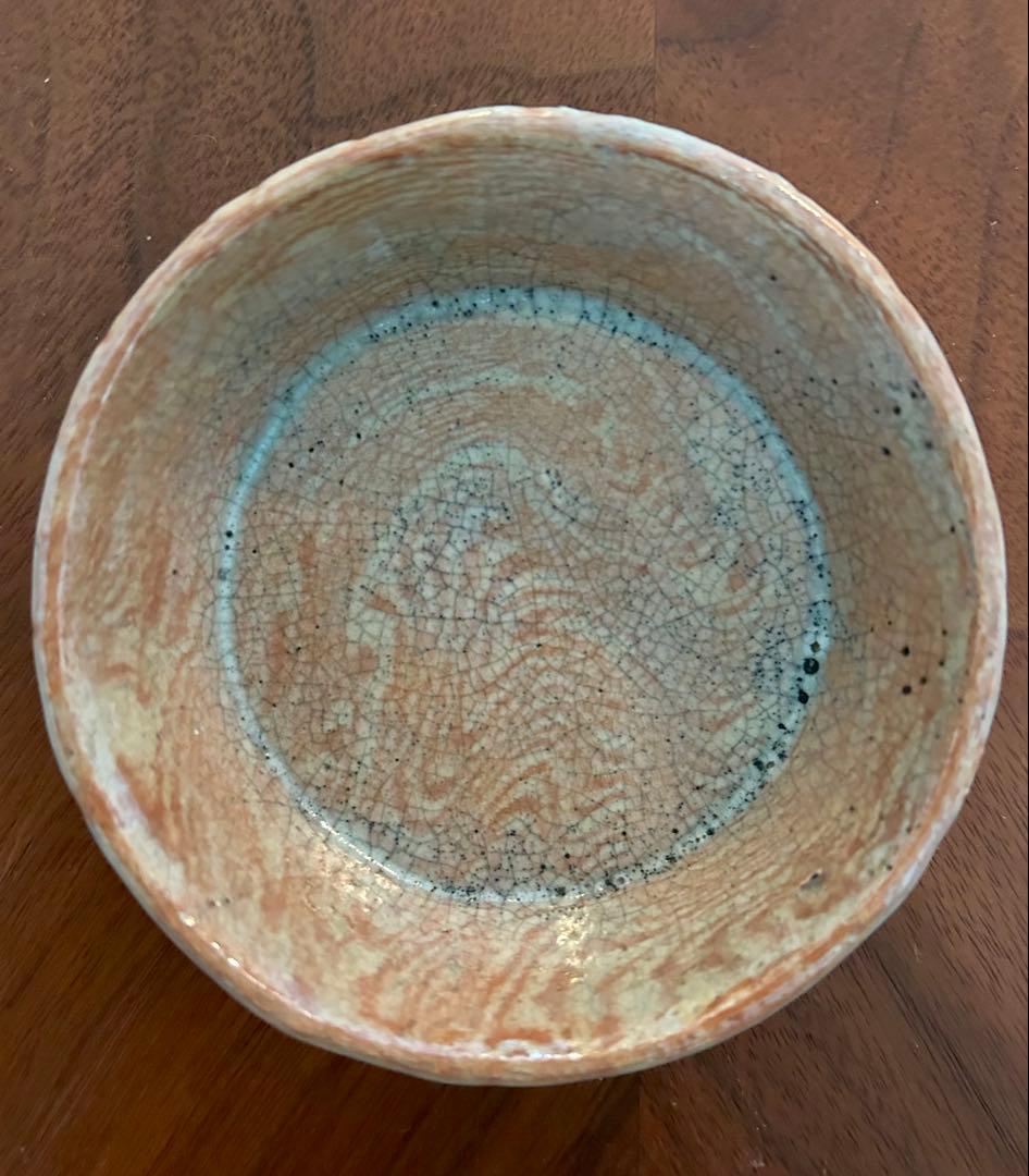 楽旦入　木皿風天塩皿5枚 共箱あり