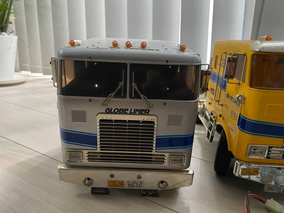 タミヤRC1/14 グローブライナーフラットヘッド6×4 3速ギアボックス搭載