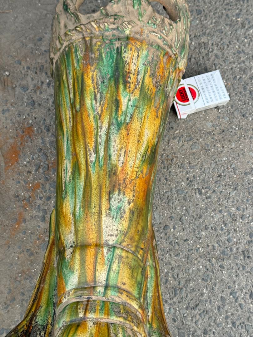 ‼️リサイクルFORTへフォロー‼️6/7唐物買取①‼️中国の唐三彩の神官像‼️