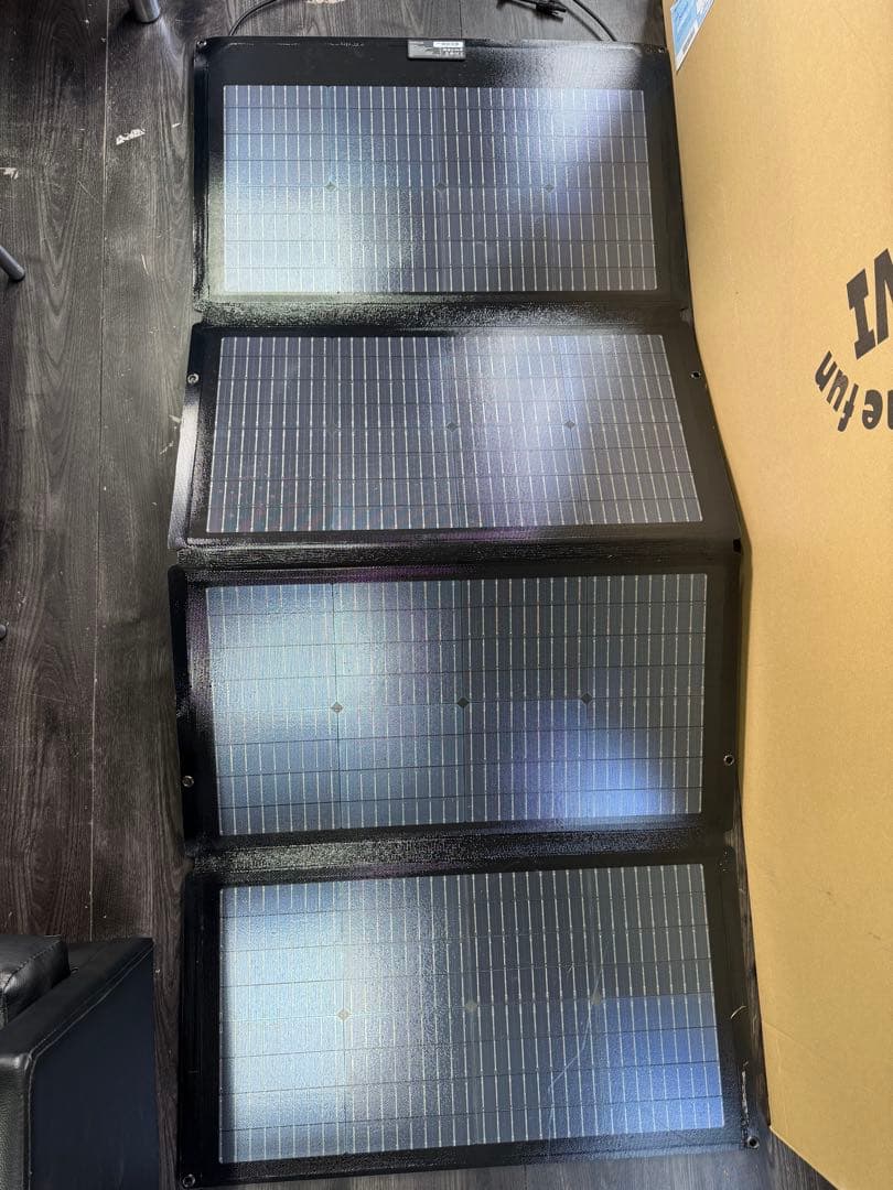 エコフロー EcoFlow 220W 両面受光型 ソーラーパネル3m延長ケーブル