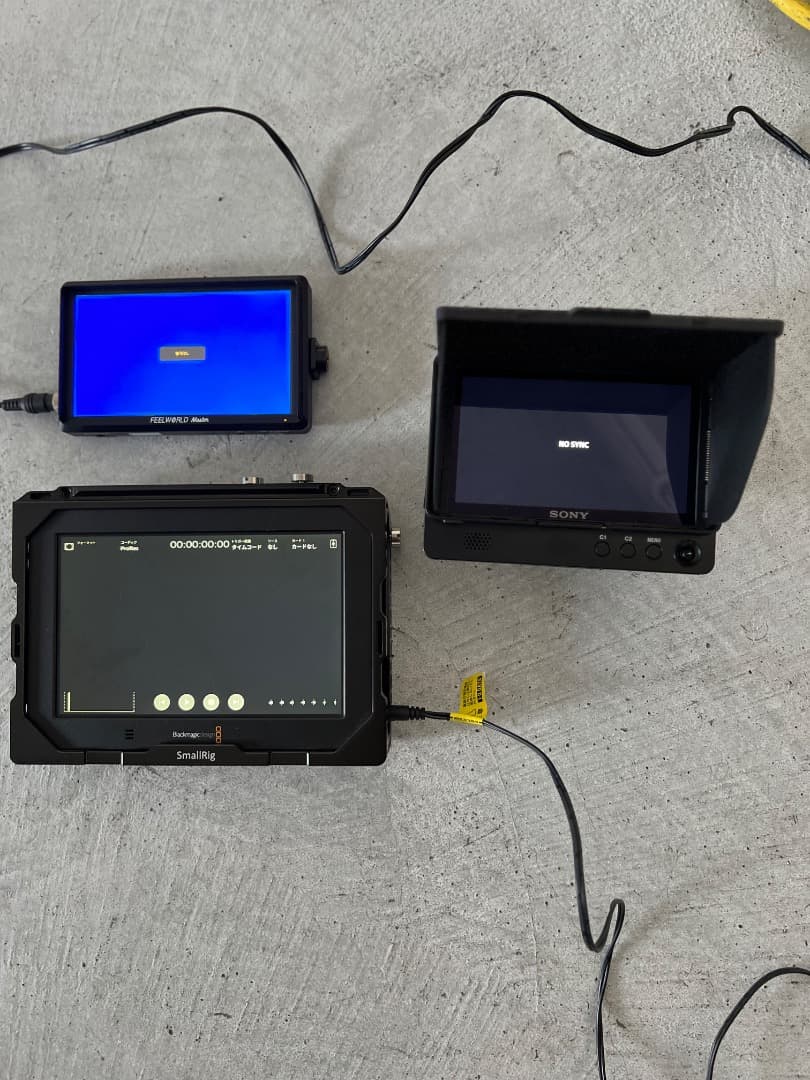 Blackmagic Video Assist 4K＋SONY CLM-FHD5