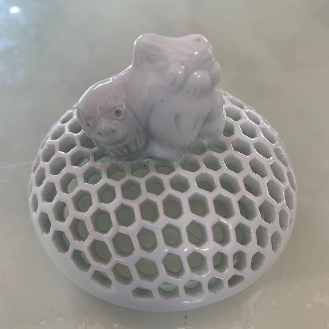 平戸　三川内焼　白磁香炉