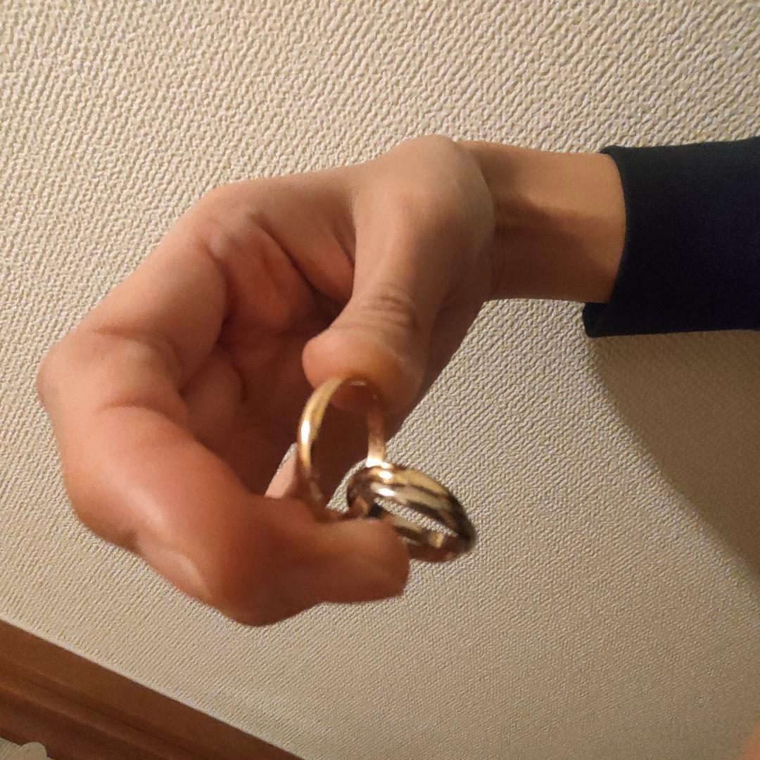 c*y様 カルティエ　トリニティリング　3連 リング 52