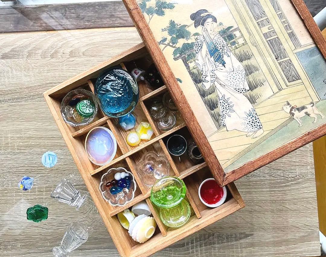 骨董　レトロ　希少！矢柱&ロココ調　ぺろぺろ ウラン おままごと ２種