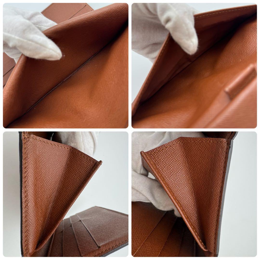 美品✨️ルイヴィトン　モノグラム　インターナショナル　三つ折り財布　長財布　財布