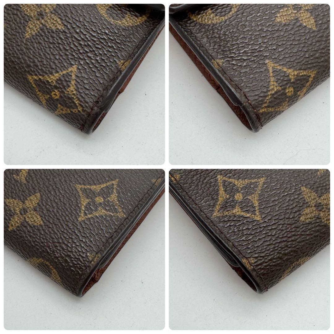 美品✨️ルイヴィトン　モノグラム　インターナショナル　三つ折り財布　長財布　財布