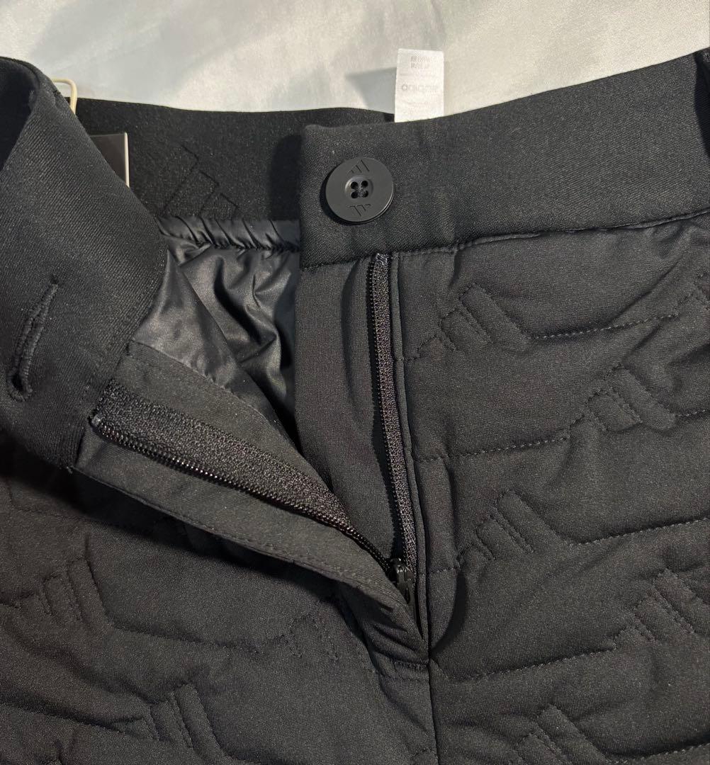 未使用　adidasゴルフ　モックネックセーターキルティングハーフパンツ　セット