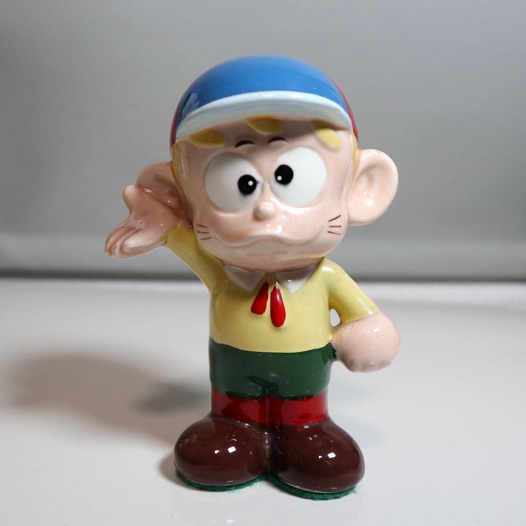 80年代　怪物くん 陶器製 貯金箱 フィギュア 小学館　藤子不二雄