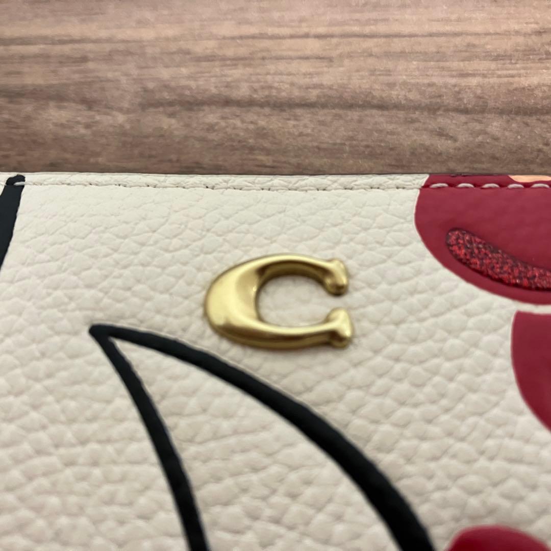 COACH ビルフォールド ウォレット チェリー さくらんぼ