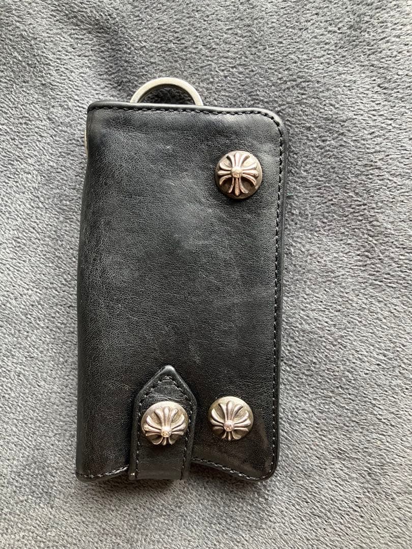 K　CHROME HEARTS ブラックレザーキーケース