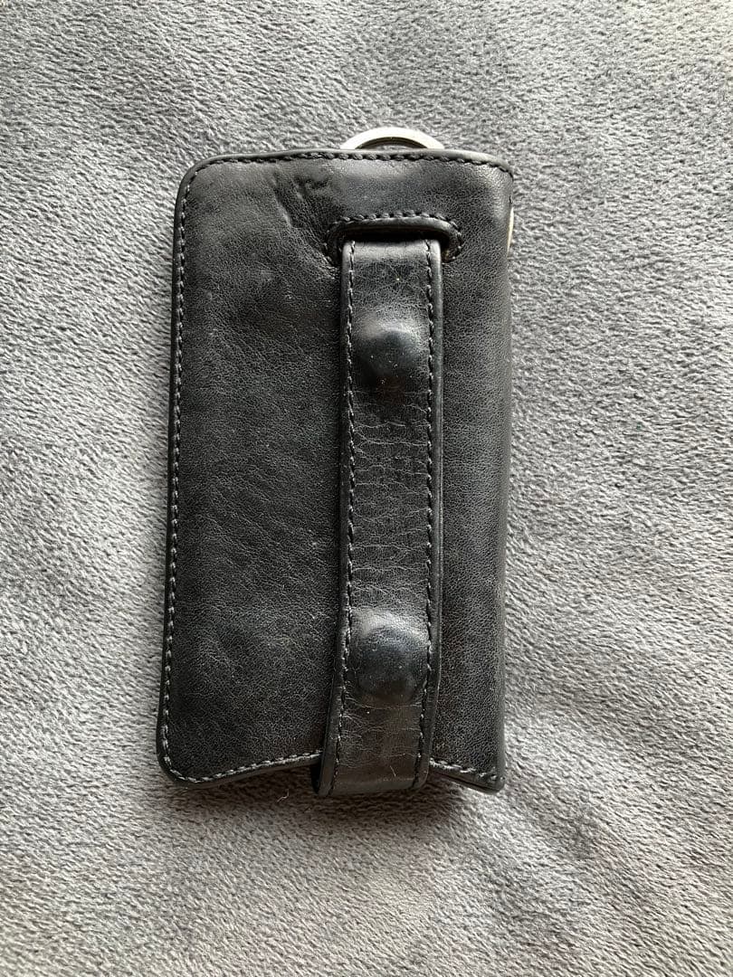 K　CHROME HEARTS ブラックレザーキーケース