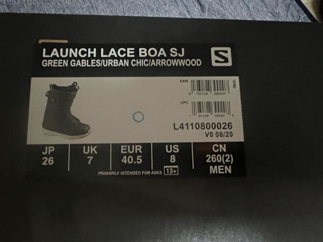 サロモンLAUNCH LACE BOA SJ