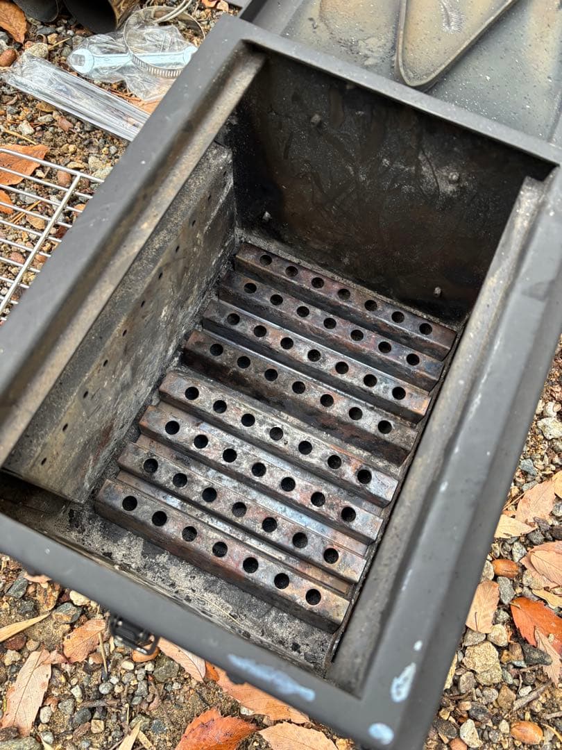 Mt.SUMI MICRO 薪ストーブ（延長煙突、難燃シート、ロストル付き）