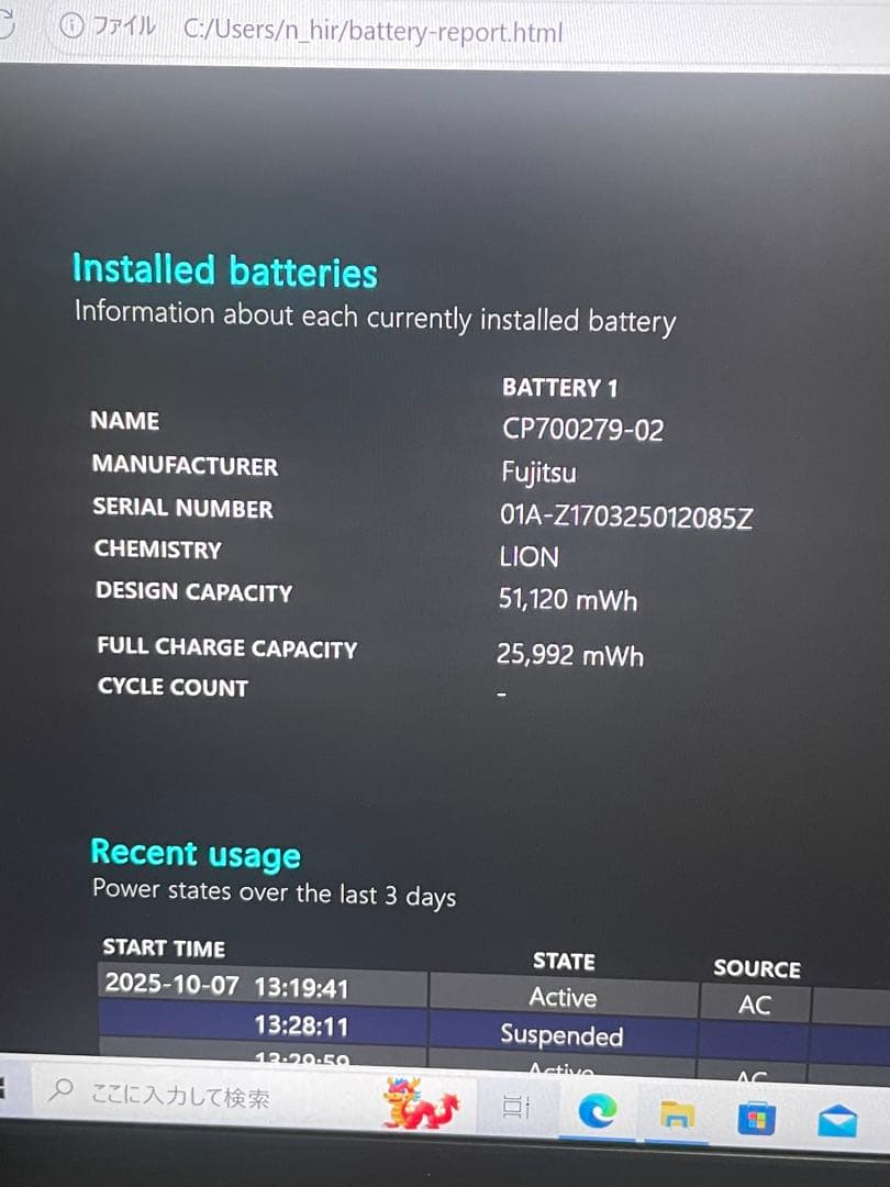 ノートPC LIFEBOOK SH75/B1(収納ケース・充電器付き)