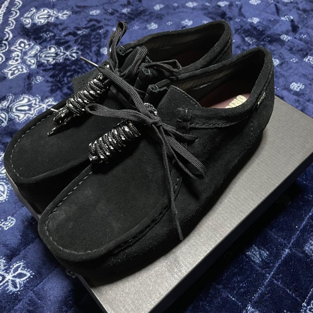 新品 Clarks Walabee GORE-TEX UK7.5G ブラック