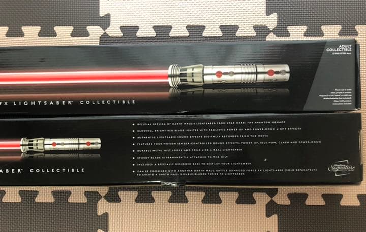 【新品/未使用/未開封】ダースモール　FX ライトセーバー　２本セット　ハスブロ