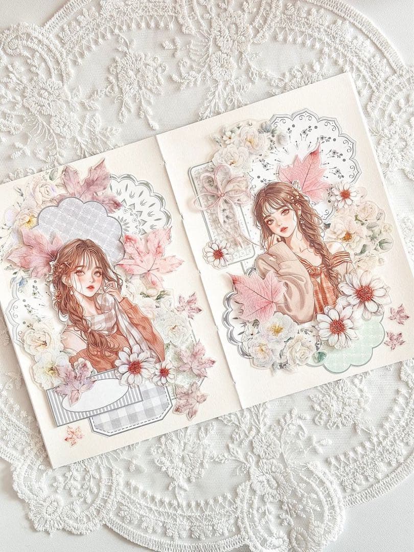 コラージュ素材　紙もの　素材紙　【2690】