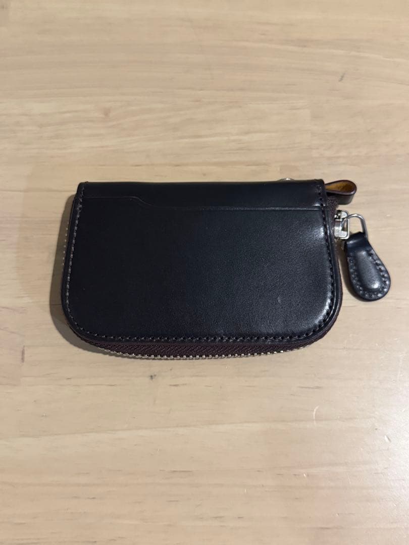 ganzo AVON（エイボン）　ラウンドファスナー　キーケース　ダークブラウン