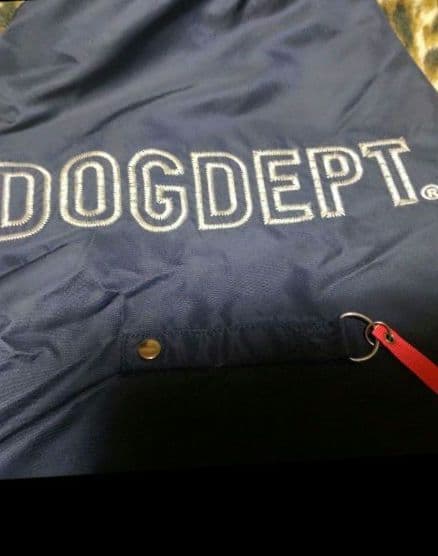 DOGDEPT. 犬服 ネイビーXL　ジャンパー　お散歩　寒さ対策　脱着簡単
