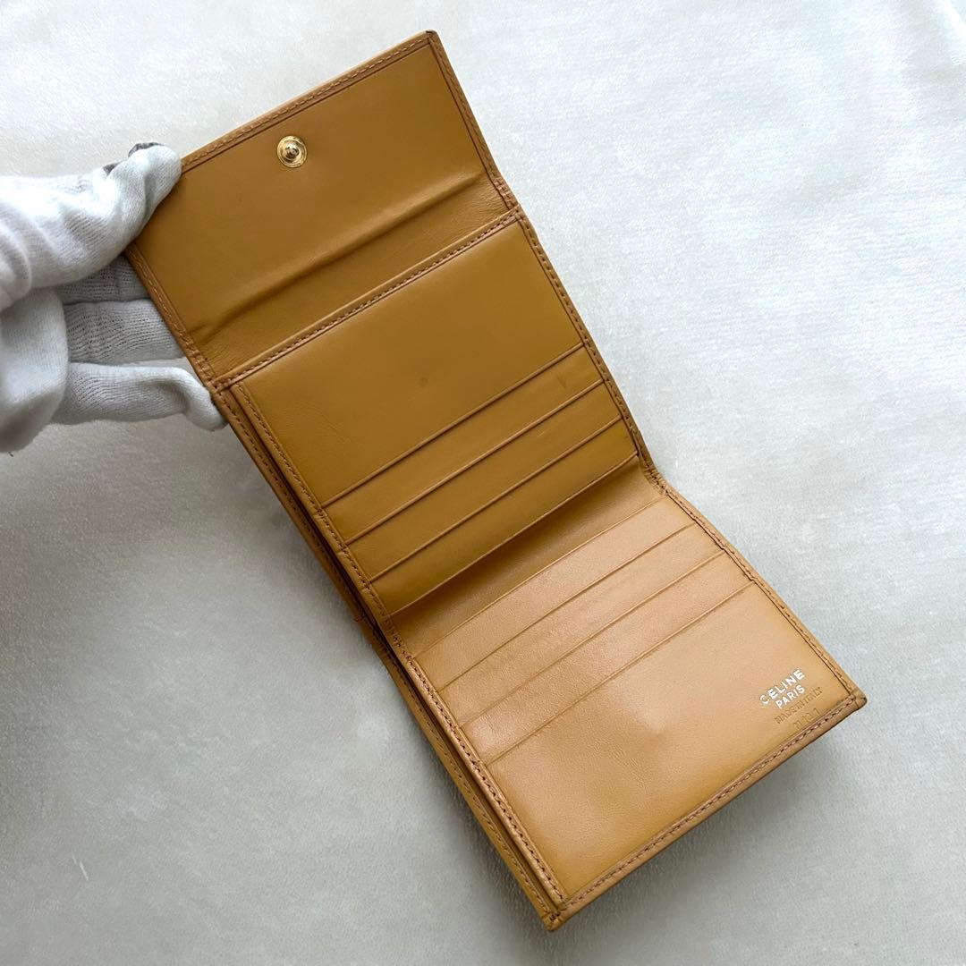 CELINE セリーヌ 三つ折り財布 トリオンフ 折り財布