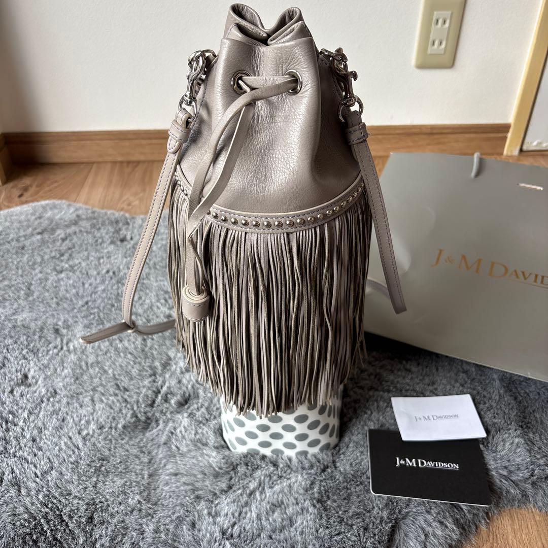 J&M DAVIDSON カーニバル フリンジ チェーン ハンドバッグ