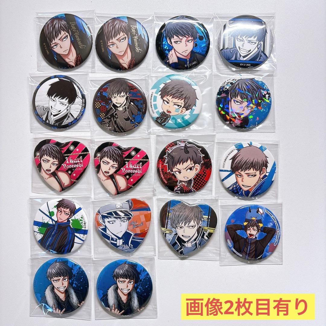 桃源暗鬼 矢颪碇 缶バッジ 色紙