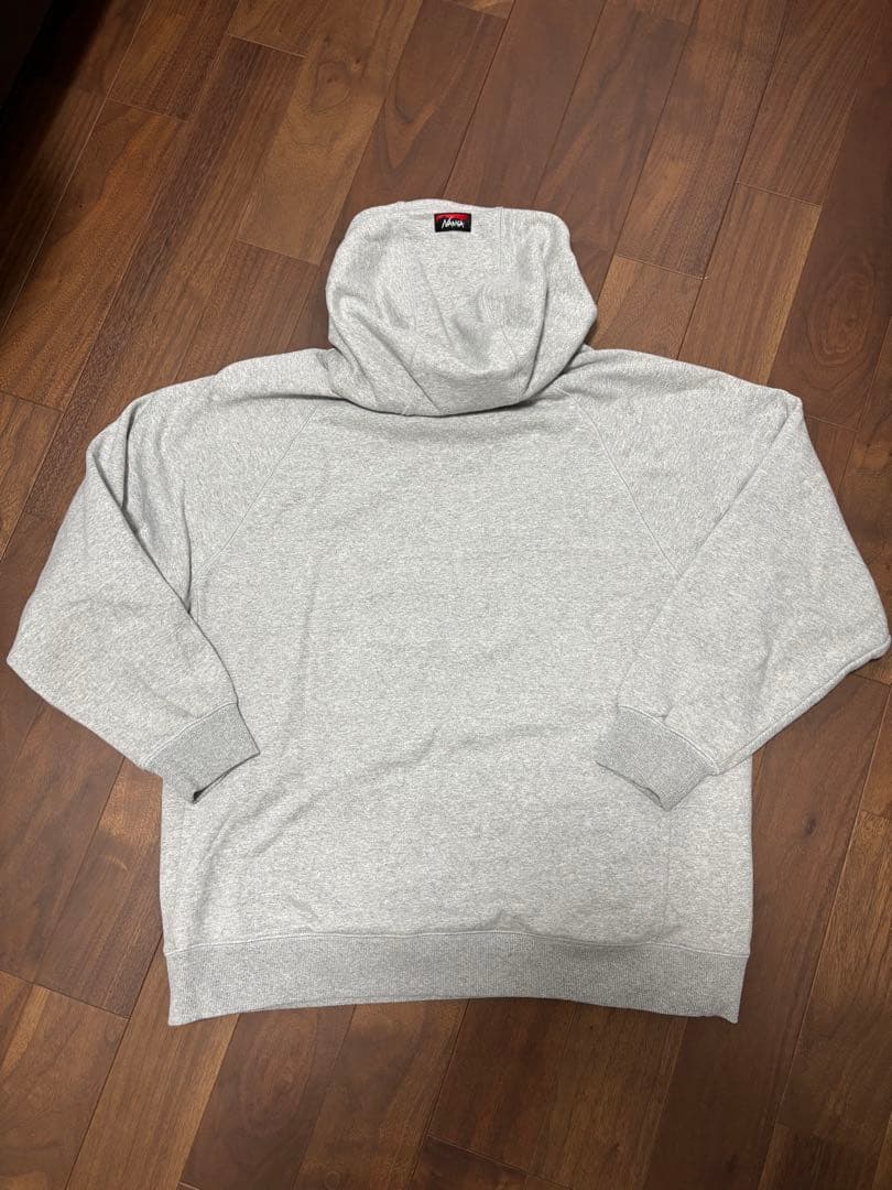 NANGA グレー パーカー L ナンガ