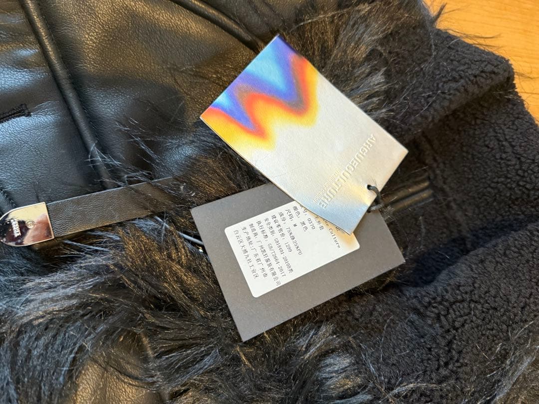 【ArguE CulturE】新品タグ付き　レザージャケット