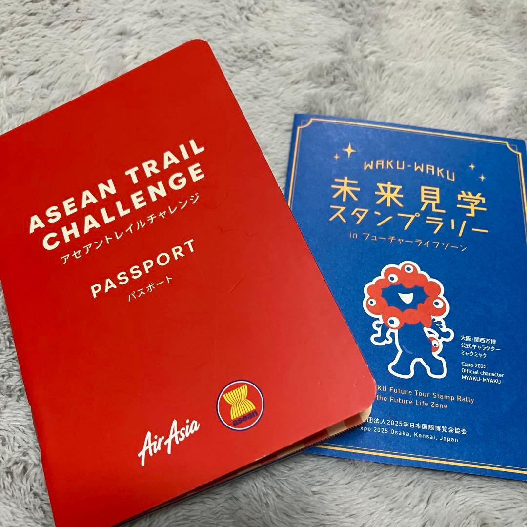 EXPO2025 大阪スタンプラリーコンプリート・カバー4、5月限定、オリジナル