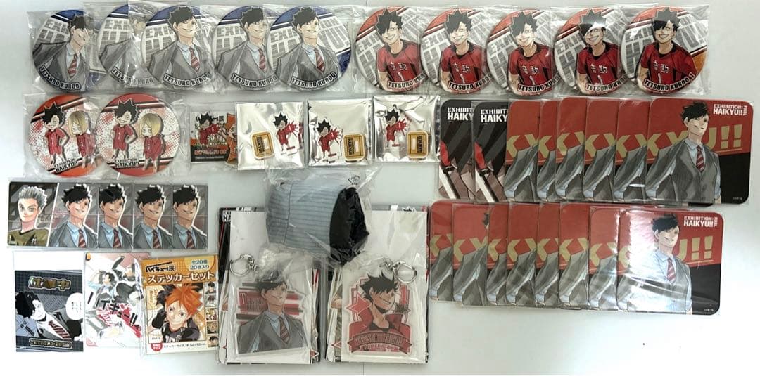ハイキュー展　黒尾鉄朗　缶バッジ　コースター　アクリルminiフィギュア
