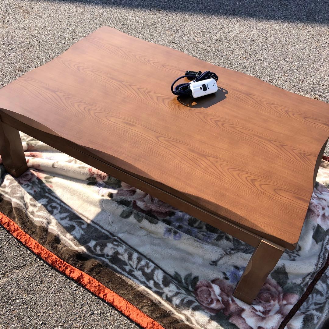 美品　山善　家具調こたつ　コード未使用品　愛知県豊田市