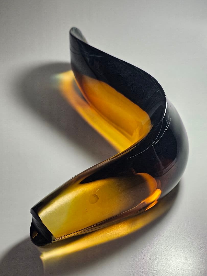 チェコスロバキア EXBOR 魚 インテリア★置物 ガラス製 全長33cm