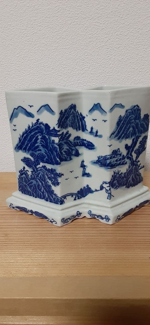 中国陶磁 置物飾り 花瓶 骨董品