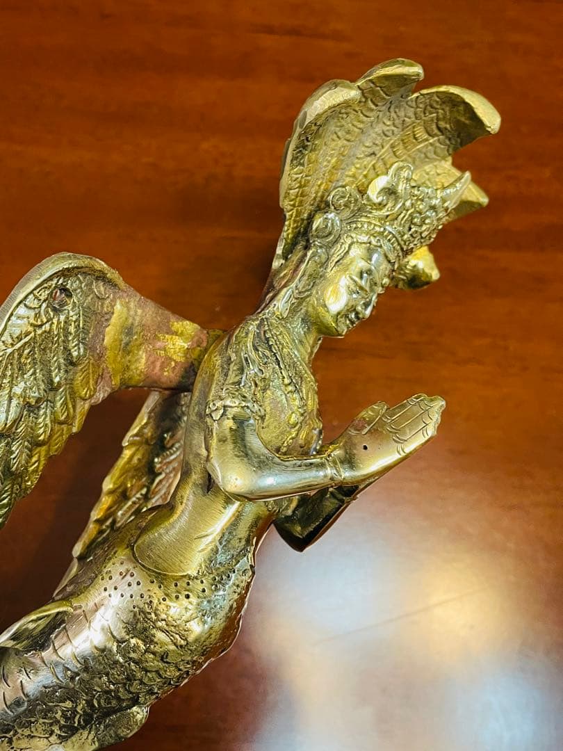 新品 送料無料 アジアン ドアハンドル ナーガ 蛇神 龍神 約27㎝⑨