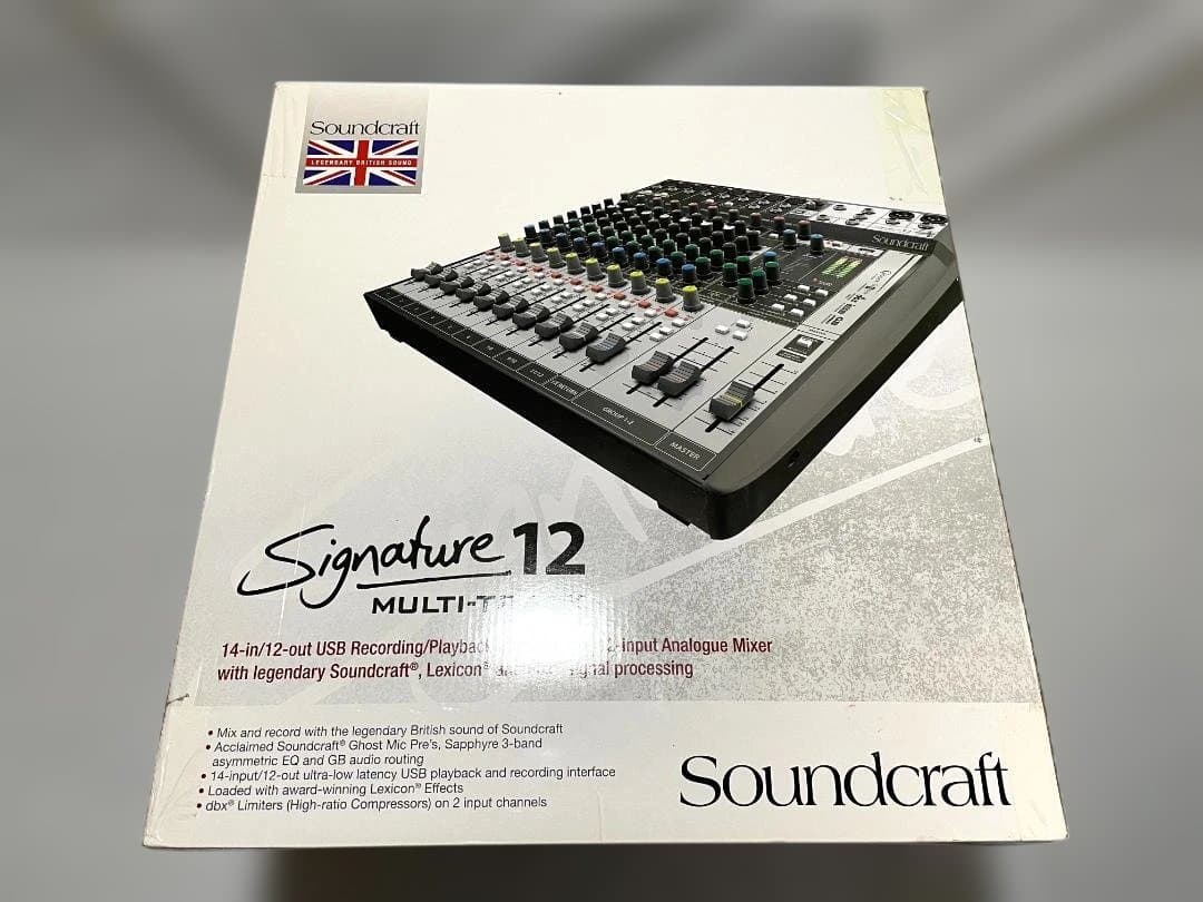 ジャンク Soundcraft Signature12 MTK アナログミキサー