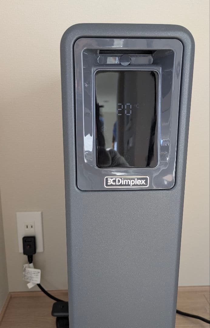 【わらしべ】ほぼ新品☆DimpleタッチパネルオイルフリーヒーターB04