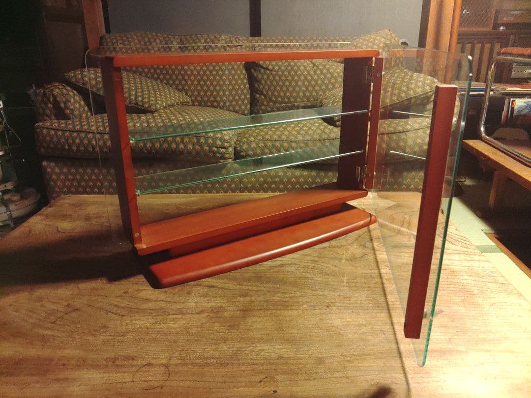 n様　ガラスケース　ディスプレイケース ショーケース　塩川光明堂　アンティーク