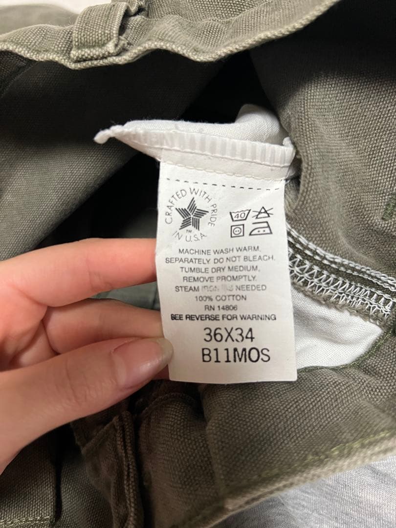 carhartt カーハート　ワークパンツ　オリーブグリーン