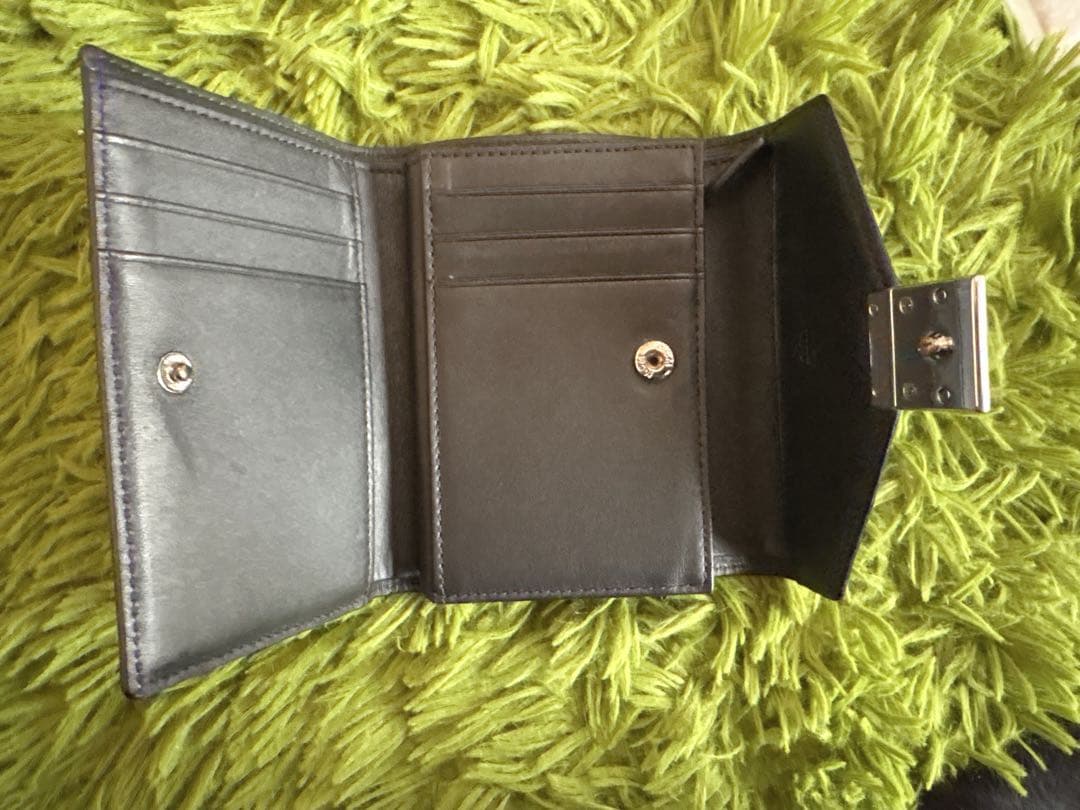 MCM Patricia Flap Wallet 3FldS ブラック