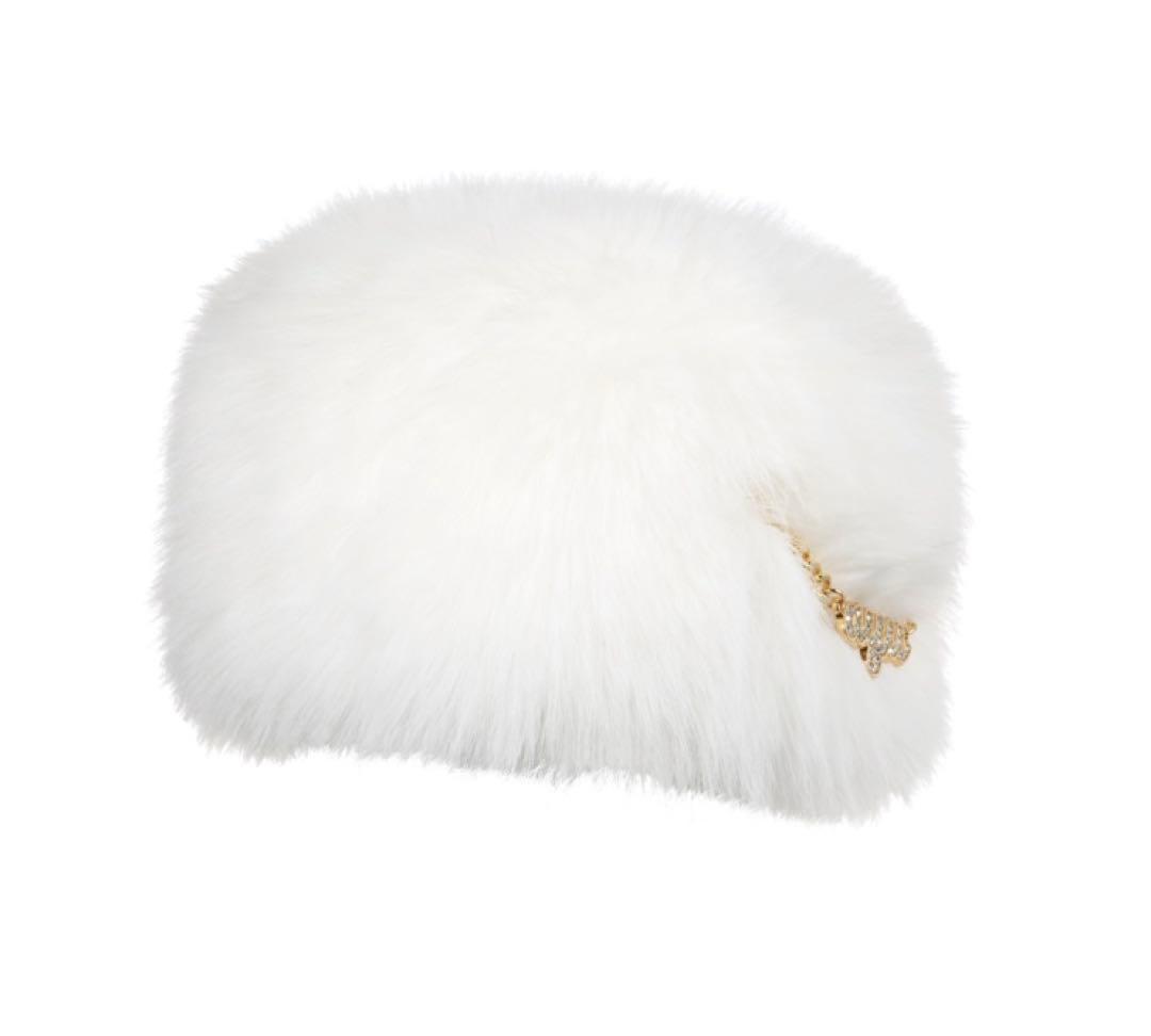 浜崎あゆみ　帽子 ロシアンハット　ゴールドチェーン付き