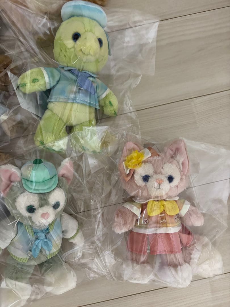 m*y様 ポージープラッシー7体セット&ダッフィーフェイスショルダーバッグ５個セ