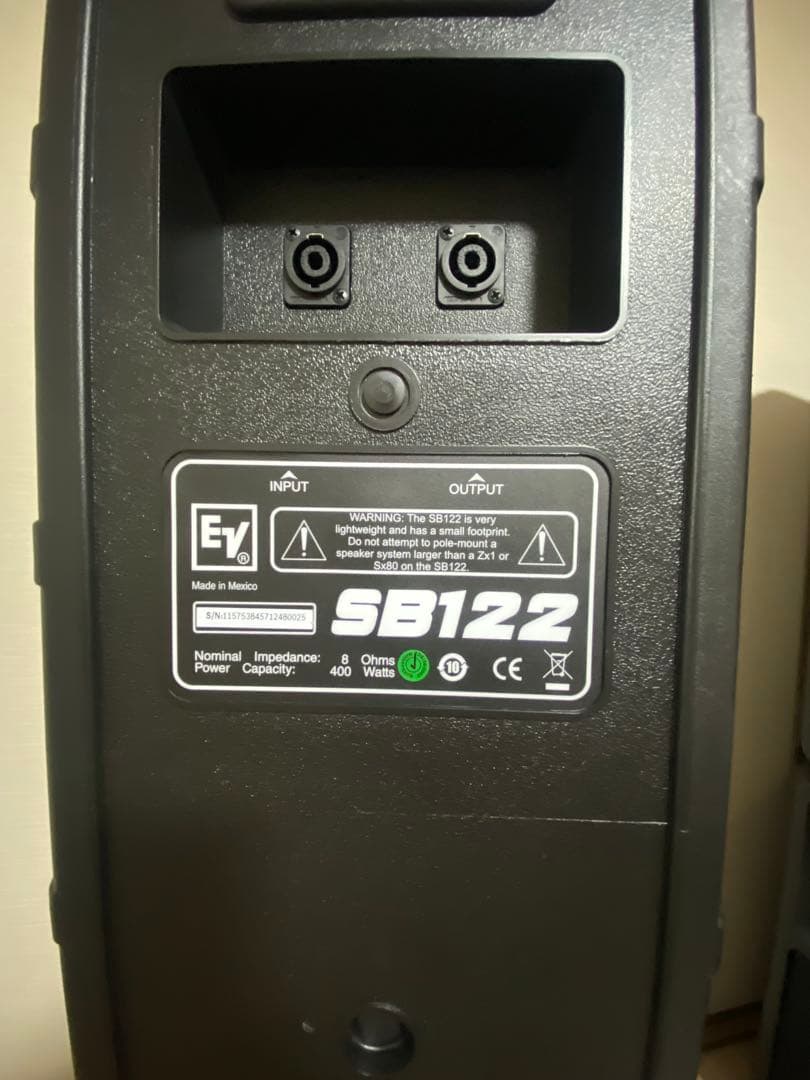 美品Electro-VoiceSB122 パッシブサブウーファー （1台販売）