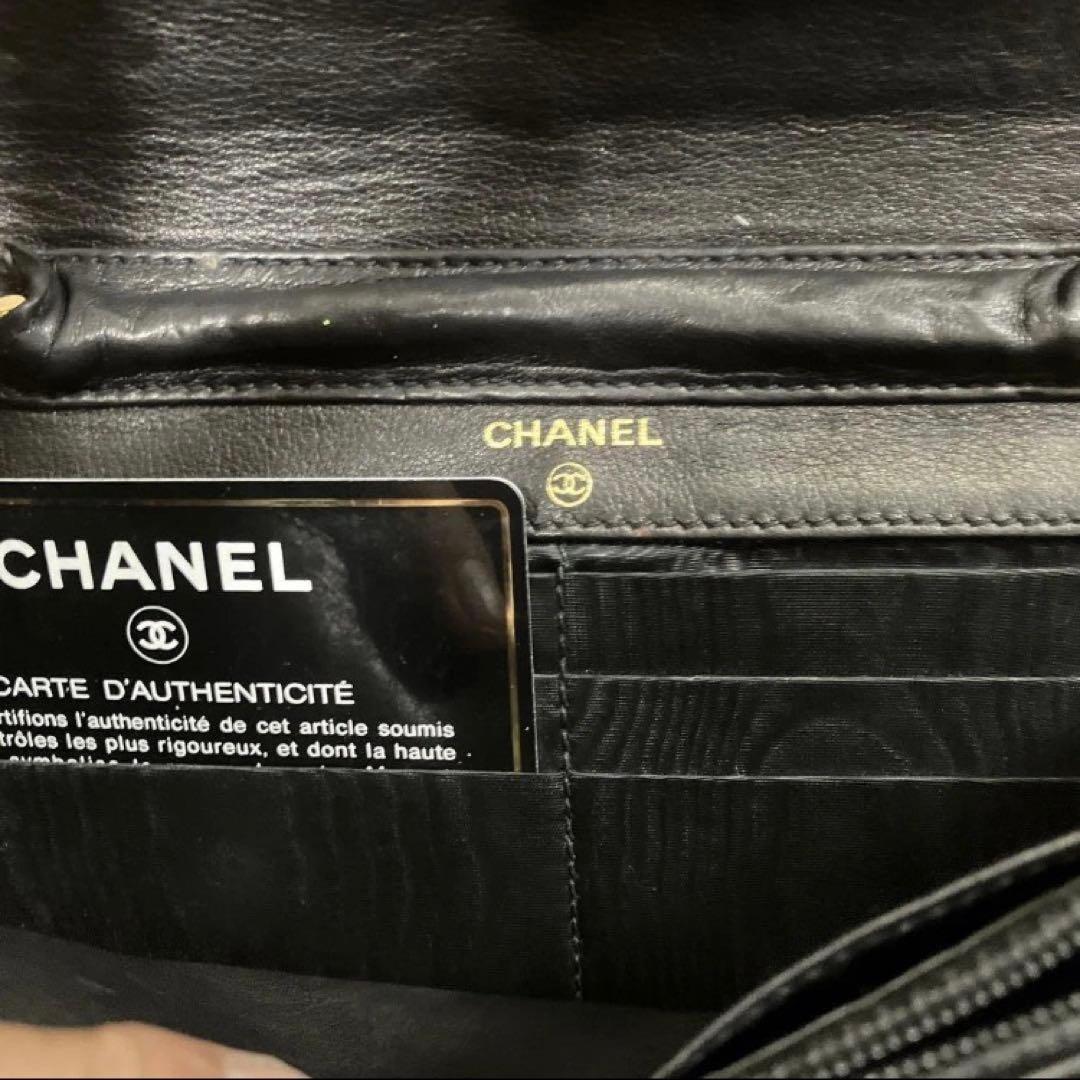 H*売様 CHANEL 黒 パテントレザー バッグ
