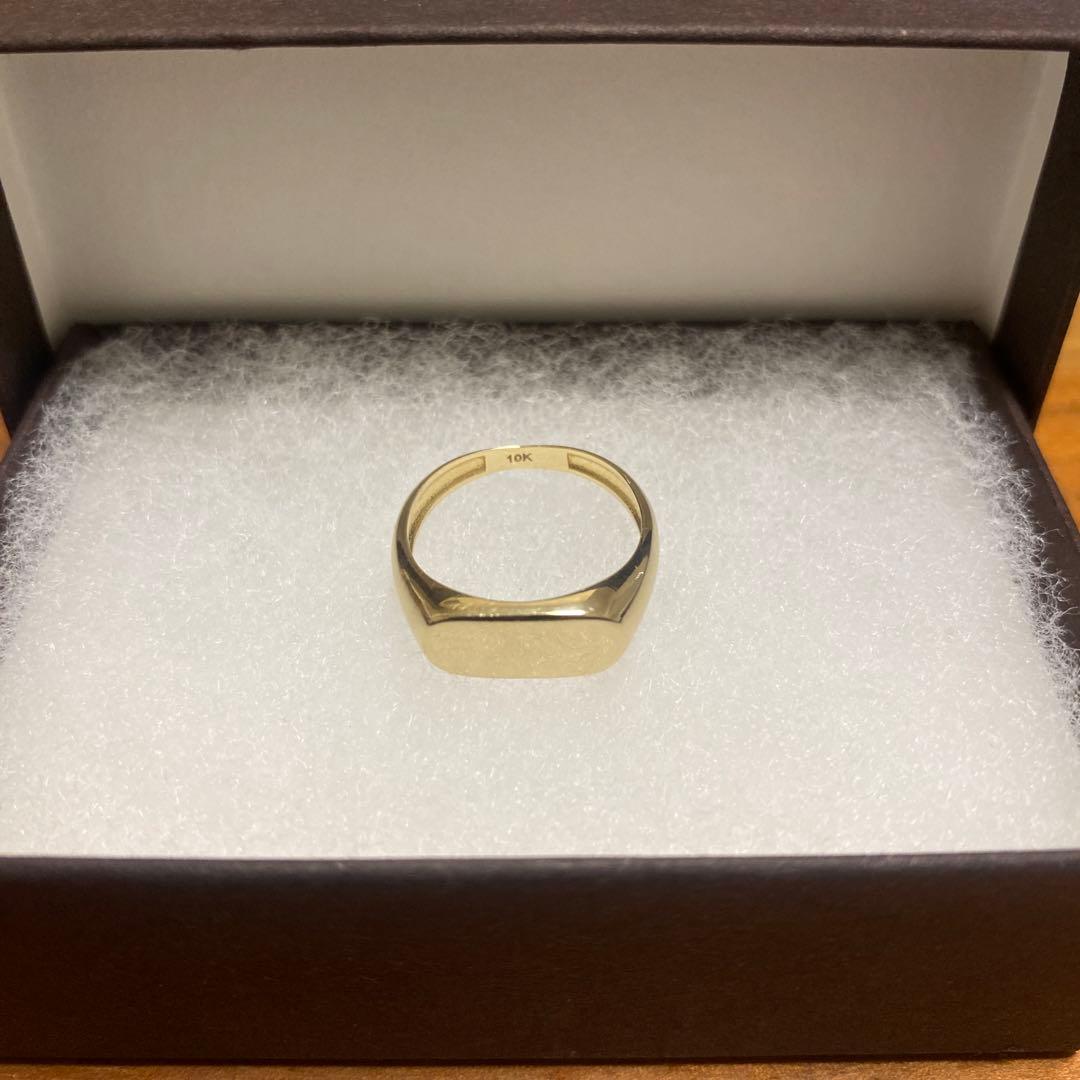 avalanche 10k リング 印台リング　シグネットリング