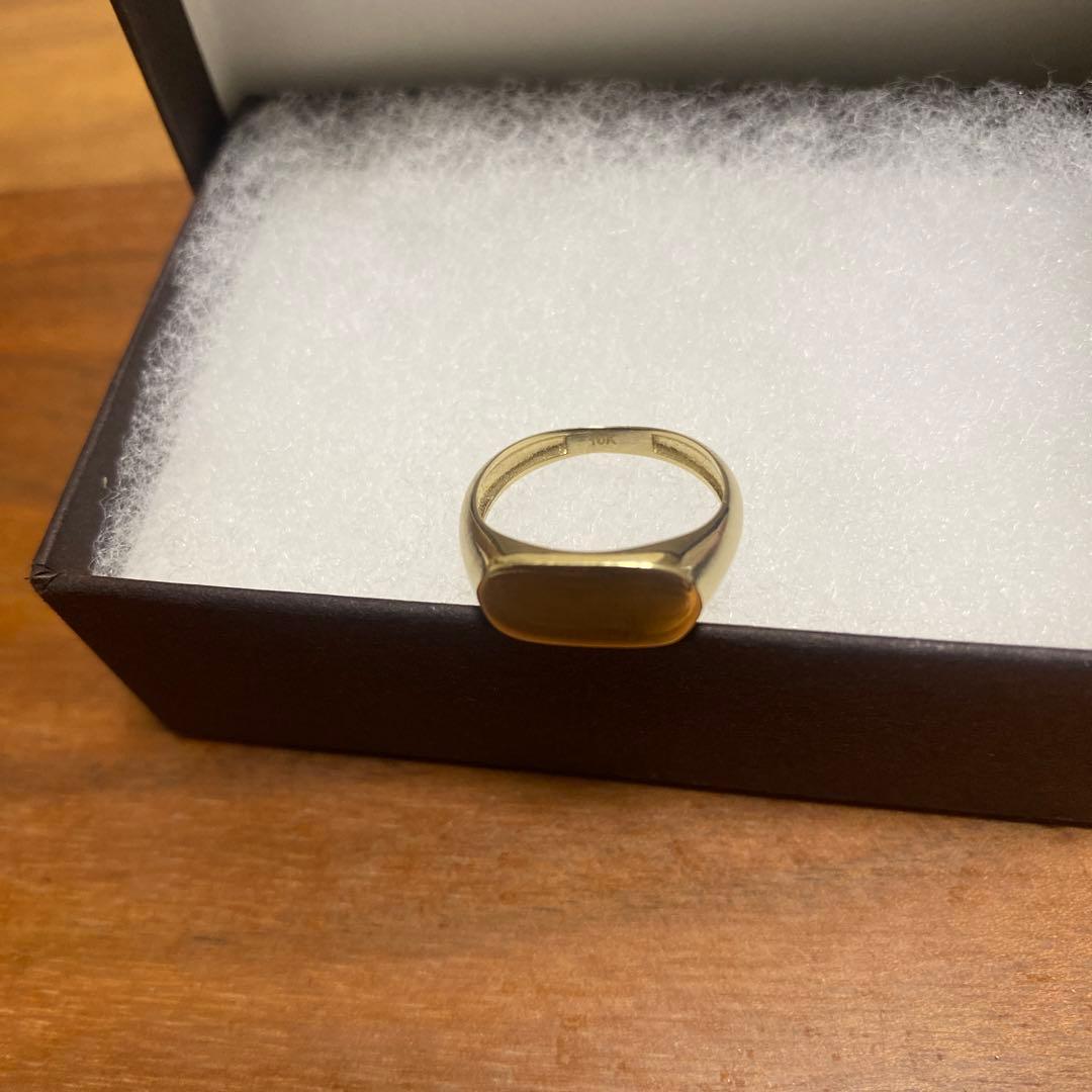 avalanche 10k リング 印台リング　シグネットリング