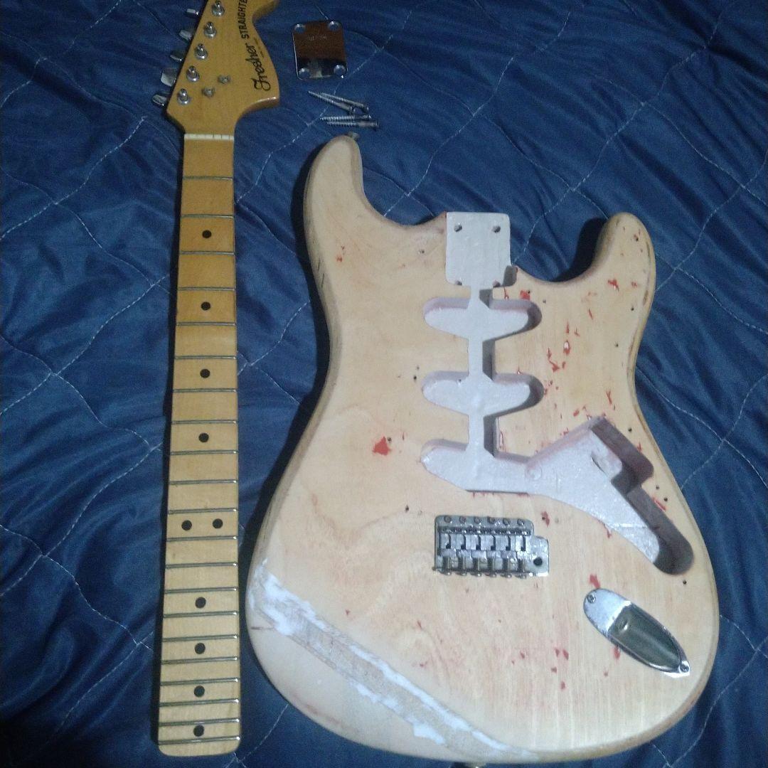 fresher straighter ネック ボディ ジャンク 部品取り