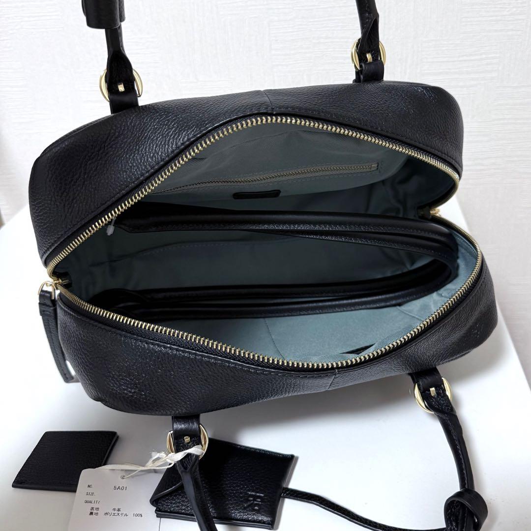 【新品】story. スイッチハンドル ボストンバッグ 牛革 2wayハンドル