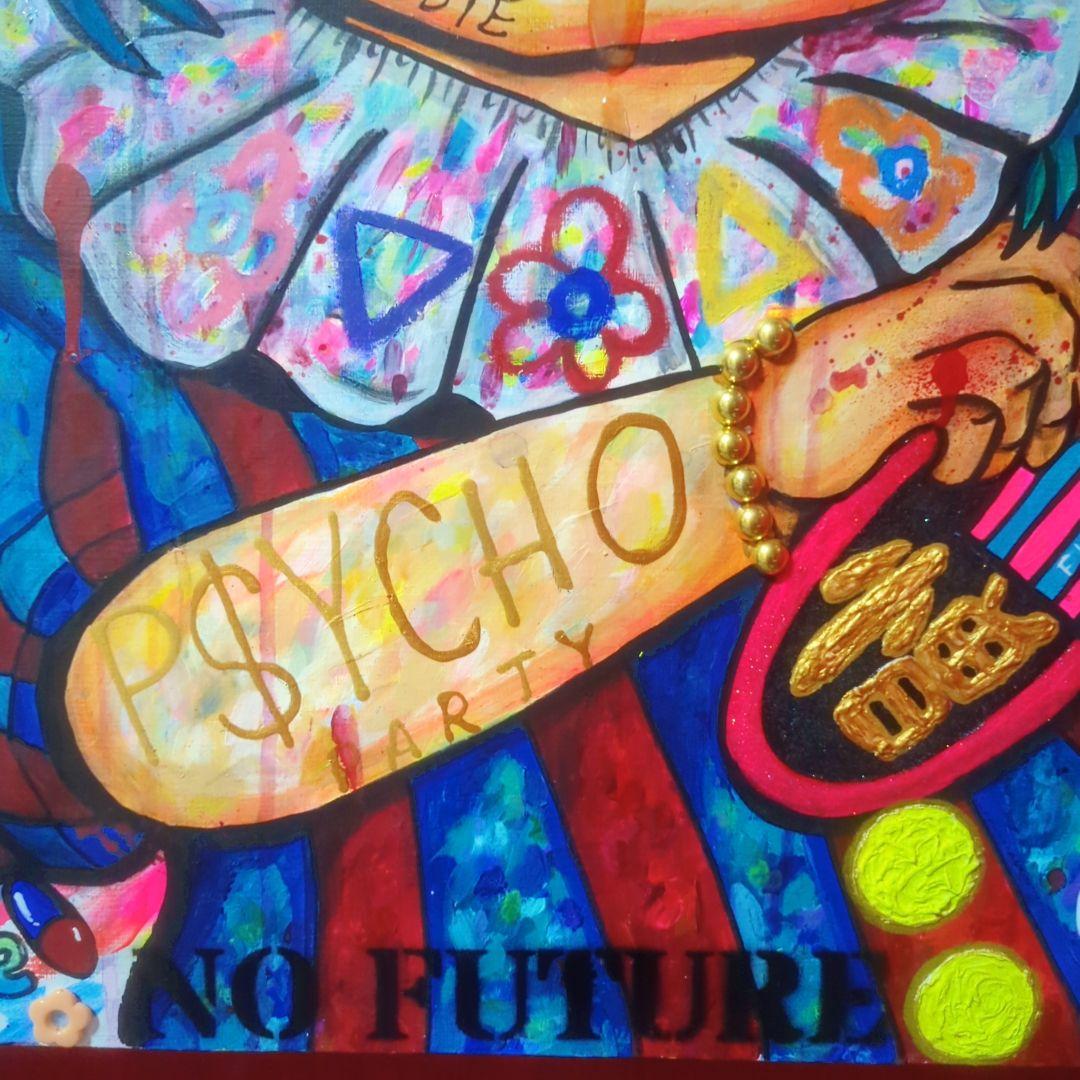 【一点物/飛び出すアート♡】PSYCHO PARTY【S15号】