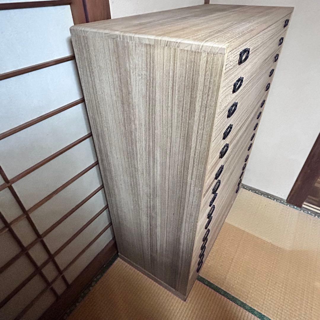 高級 桐箪笥 浅引き15段 幅98cm 帯 着物 書画収納
